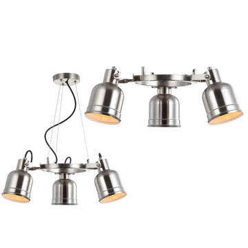Liam 20" Metal LED Chandelier - JONATHAN Y